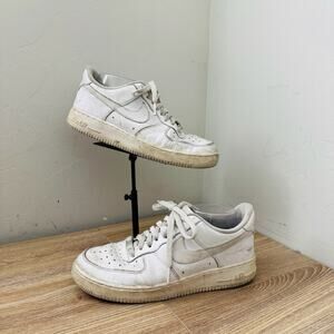 Nike Air Force 1 ‘07 White Sneakers Men’s Size 10